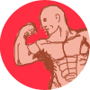 muscles css icon