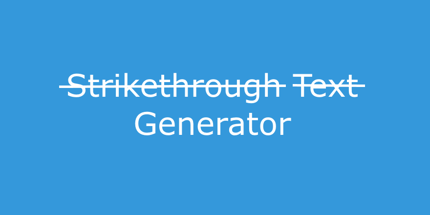 Strikethrough L I K E T H I S Cross Out Text Generator Facebook Instagram Mobile